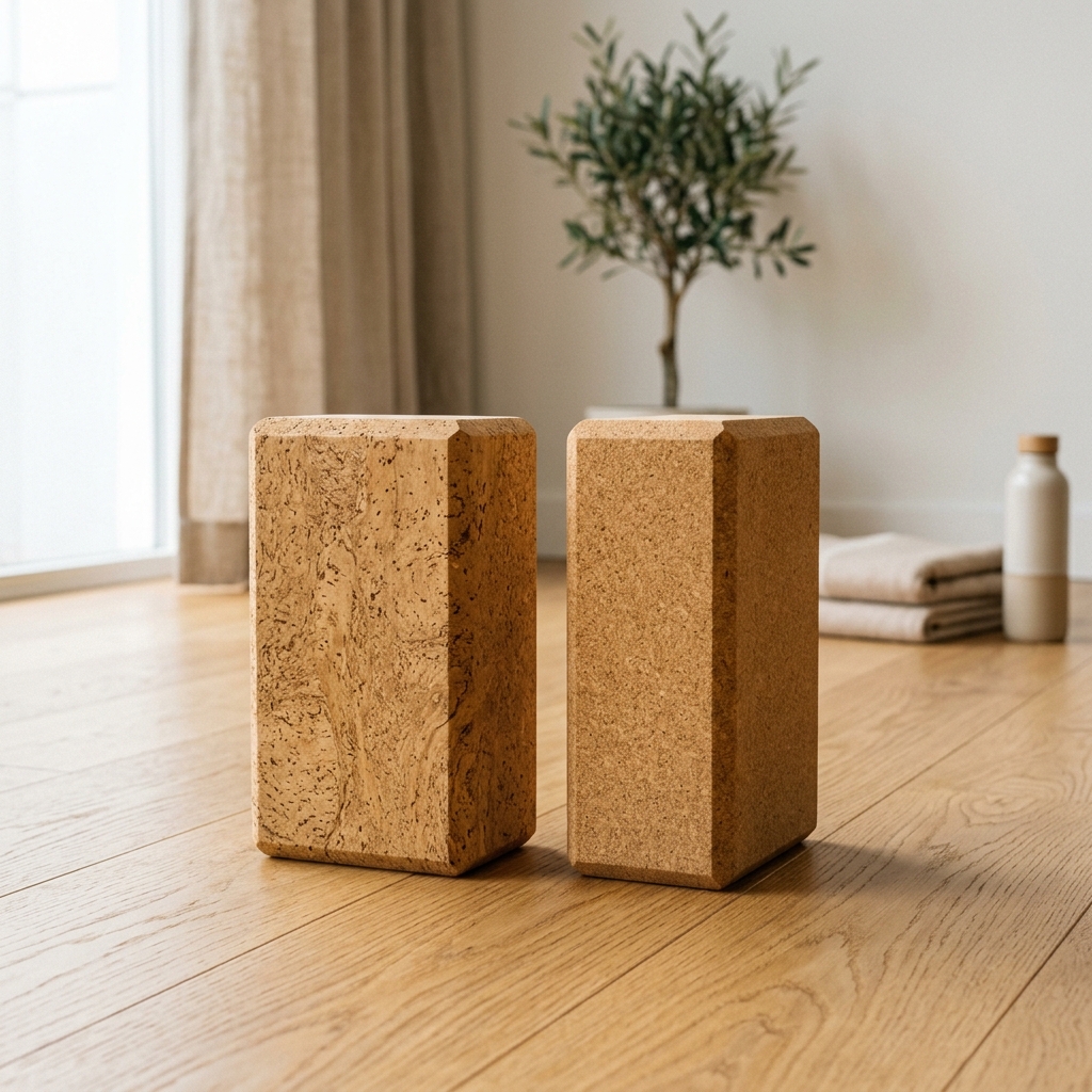 High-Density Portuguese Cork Hand Support Blocks (Pair)